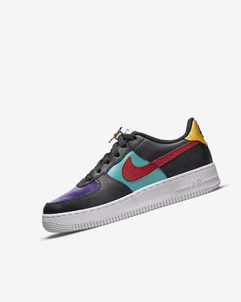 Nike Air Force 1 LV8 EMB Negros Turquesa Morados Rojos | MX 2866